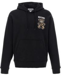 Moschino - Teddy-Print Hoodie - Lyst