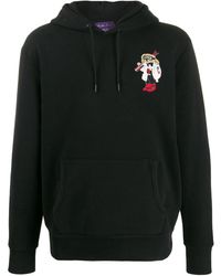 Polo Ralph Lauren Hoodie Met Print - Zwart