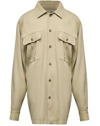 MM6 by Maison Margiela - Button-Up Shirt Dress - Lyst