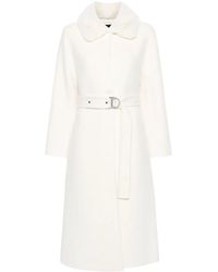 Maje - Removable-Collar Coat - Lyst