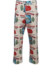 Bode - Hose mit grafischem Print - Lyst
