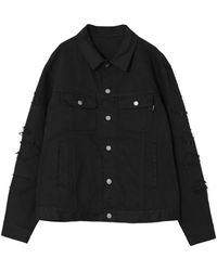Undercover - Giacca Denim Con Effetto Vissuto - Lyst