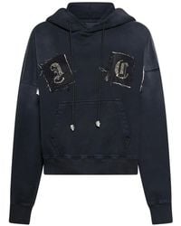 John Richmond - Logo-Appliqué Hoodie - Lyst