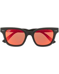 Maui Jim Verspiegelte Sonnenbrille - Schwarz