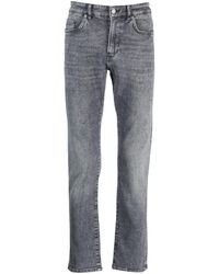 BOSS - Stonewashed-effect Slim-cut Jeans - Lyst