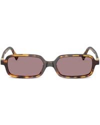 Miu Miu - Rectangle-Frame Sunglasses - Lyst