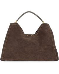 Gianni Chiarini - Sac Porté Épaule Aurora En Daim - Lyst