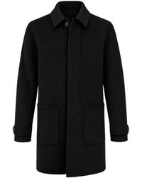 Franzese Collection - Single-Breasted Wool Coat - Lyst