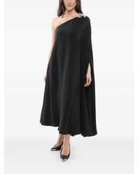 Valentino Garavani - One-Shoulder Silk Dress - Lyst