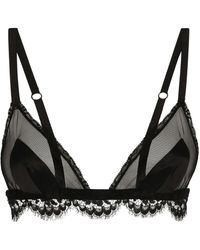 Dolce & Gabbana - レースディテール セミシアーブラ - Lyst
