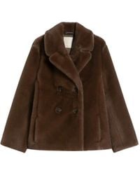 Max Mara - Double-Breasted Collar Jacket - Lyst