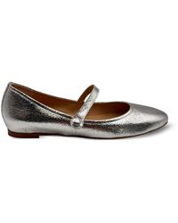 Guglielmo Rotta - Strap-Detail Ballet Flats - Lyst