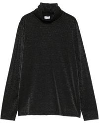 Bogner - Silva Glitter-Effect Roll-Neck Top - Lyst