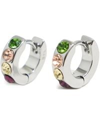【BIMBA Y LOLA】クリスタル装飾フープピアス BIMBA Y LOLA】クリスタル装飾ミニフープピアス