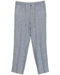 Corneliani - Pantalon Droit À Lien De Resserrage - Lyst
