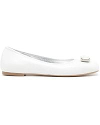 Madison Maison - Marion Leather Ballerina Shoes - Lyst