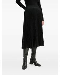 Theory - Jupe Mi-Longue Sunburst À Design Plissé - Lyst