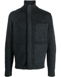 Transit - Knitted Zip-up Sweatshirt - Lyst