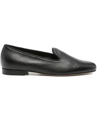 TOTEME - Grained-Leather Loafers - Lyst