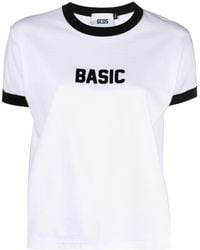 Gcds - T-shirt en coton à logo imprimé - Lyst