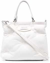 Maison Margiela - Glam Slam Quilted Tote Bag White - Lyst