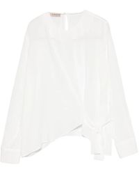 Blanca Vita - Tie-Detail Top - Lyst