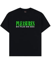 Pleasures - Logo-Print T-Shirt - Lyst