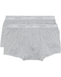 Dolce & Gabbana - Stretch Cotton Boxers Two-pack - Lyst