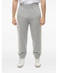 Neil Barrett - Cable-Knit-Stripe Track Pants - Lyst