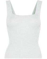 Twinset - Ribbed-Knit Tank Top - Lyst