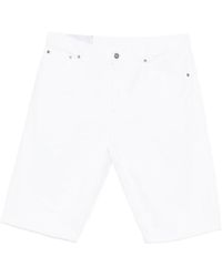 Dondup - Logo-Patch Five-Pocket Shorts - Lyst