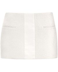 Ferragamo - Contrasting-panel Mini Skirt - Lyst