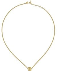 Ivi - Octagon Mini-Charm Necklace - Lyst