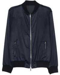 Barba Napoli - Veste Bomber À Fermeture Zippée - Lyst