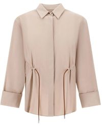 Herno - Drawstring-Waist Shirt - Lyst