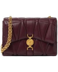 Versace - Gesteppte Kleio Schultertasche - Lyst