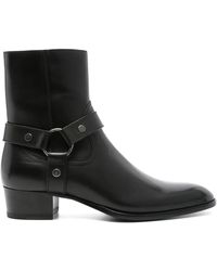 Saint Laurent - Men Wyatt 60 Jodhpur Boots - Lyst