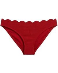 Marysia Swim - Scalloped Textured Bikini Bottoms - Lyst