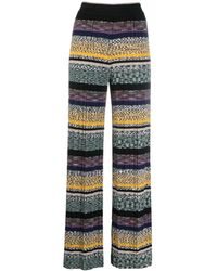 Missoni - Gestreifte Strickhose - Lyst