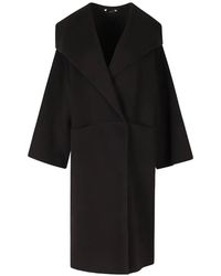 Hevò - Manteau Isolecheradi À Col Châle - Lyst