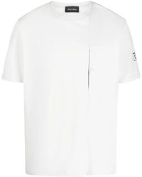 Herno - T-Shirt Met Borstzak - Lyst