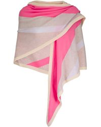 Kinross Cashmere - Cameo Striped Scarf - Lyst