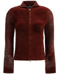 Giorgio Armani - Openwork Viscose-Blend Cardigan - Lyst
