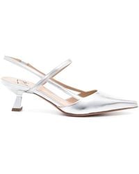 Roberto Festa - Amai Metallic Leather Pumps - Lyst