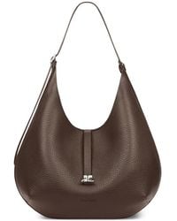 Courreges - Hobo Grained Leather Shoulder Bag - Lyst
