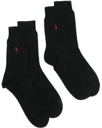 Polo Ralph Lauren - Polo Pony-Motif Socks (Pack Of Two) - Lyst
