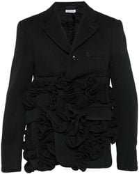 Comme des Garçons - Blazer À Volants - Lyst