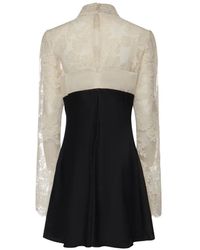 For Love & Lemons Coco Lace Sleeveless Mini Dress in Black | Lyst