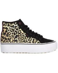 DC Shoes - Baskets Plateforme Manual Hi Wnt À Imprimé Léopard - Lyst