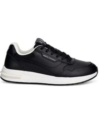ARMANI EXCHANGE - Perforated Panelled Sneakers - Lyst